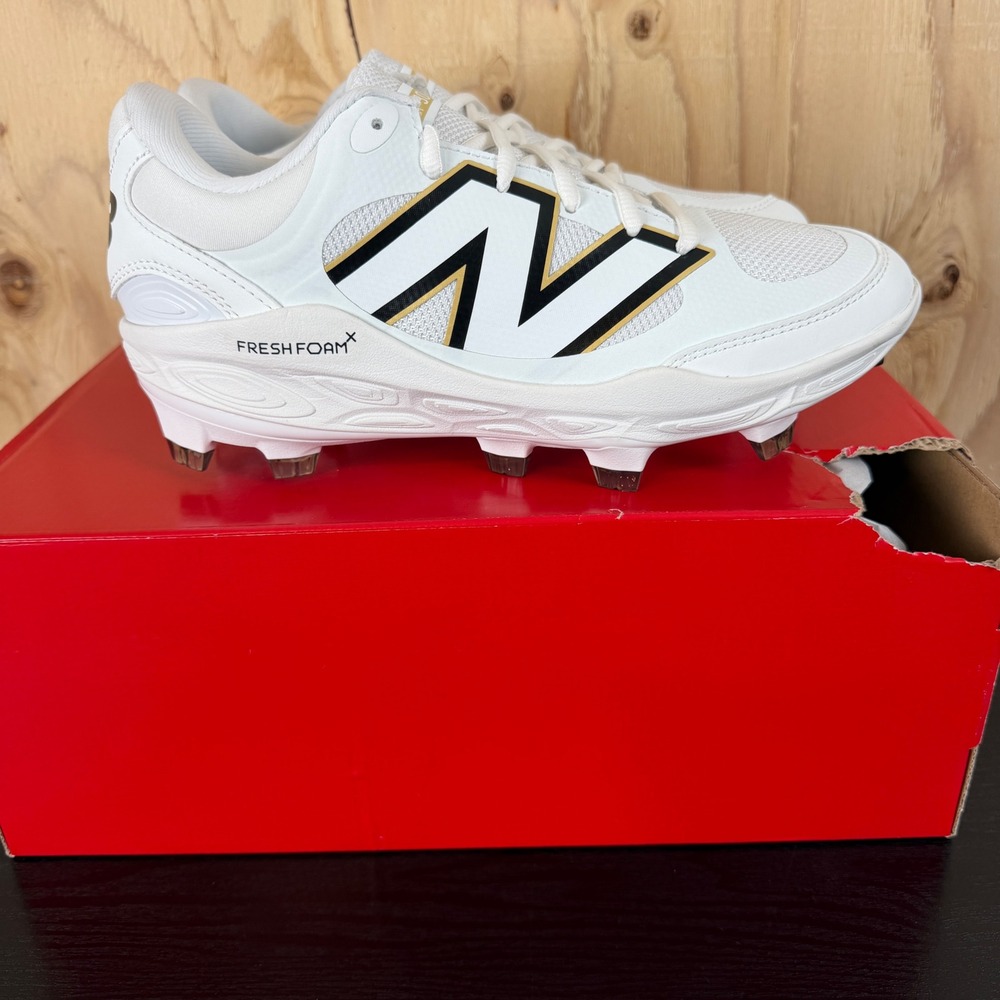 New Balance Fresh Foam 3000v7 Molded Womens 8 White New Baseball Cleats